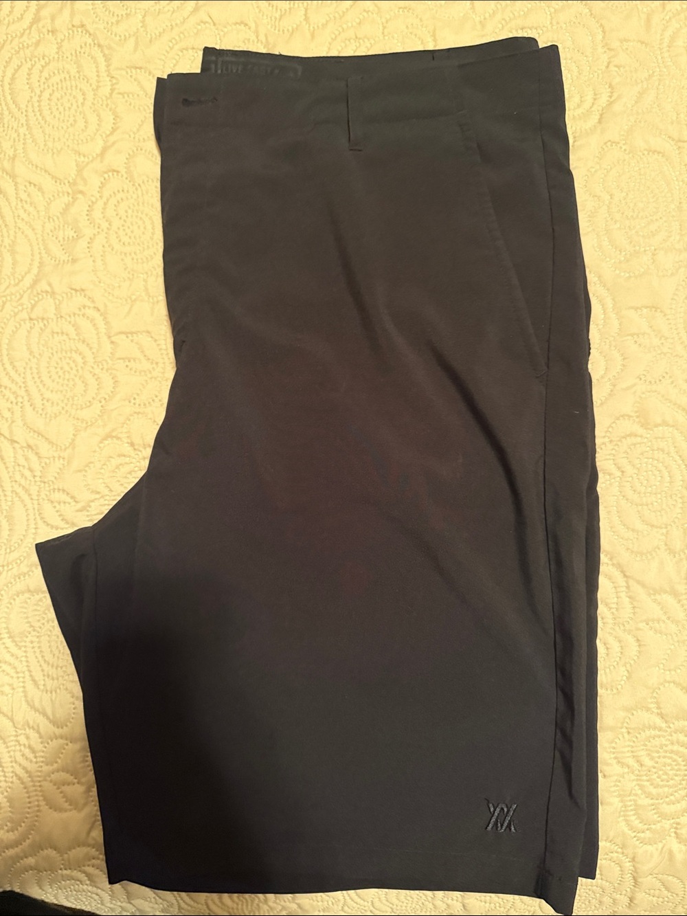DIXXON Men's Flat Front Shorts in Black